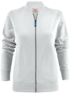 Felpa Javelin Bianco Collo Coreana Felpa Donna con Cerniera Tasche