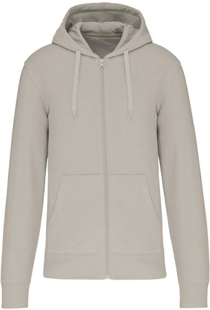 Felpa Kariban Bio Clay Zip/Cappuccio Uomo 280 grammi