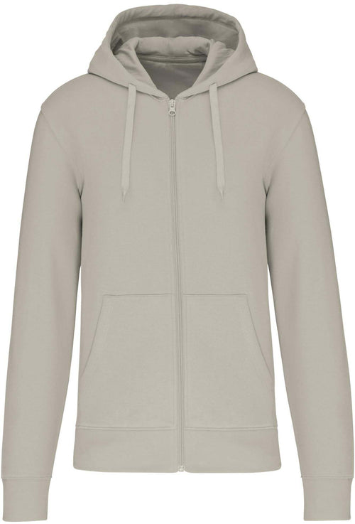 Felpa Kariban Bio Clay Zip/Cappuccio Uomo 280 grammi