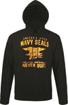 Felpa Navy Seals Unisex Felpa Stampata Ready To Lead - Ready To Follow Never Quit Tinta Unita Sport e tempo libero/Fan Shop/Abbigliamento/Felpe con cappuccio e felpe Il Distintivo - Pesaro, Commerciovirtuoso.it