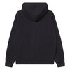 OBEY felpa obey collegiate faded hood fleece - digital black faded wash da uomo