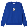 OBEY felpa obey icon extra heavy crew ii fleece - dazzling blue da uomo