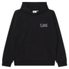OBEY felpa obey nico extra heavy hood fleece - black da uomo