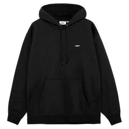 OBEY felpa obey world in flames fleece - black da uomo