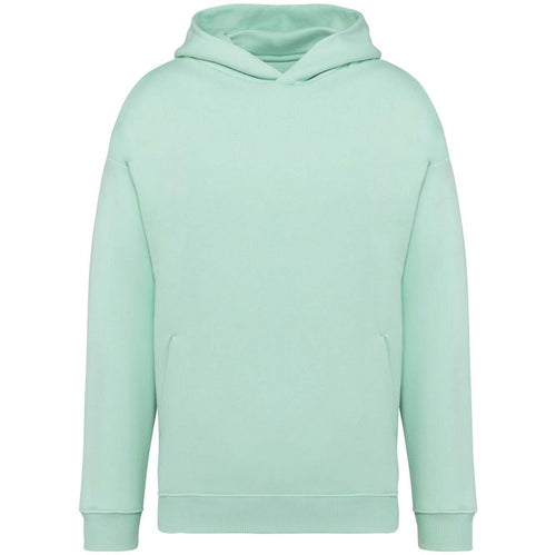 Felpa Oversize Brook Green Verde Felpa Unisex con Cappuccio Tascone Marsupio Vestibilità Ampia