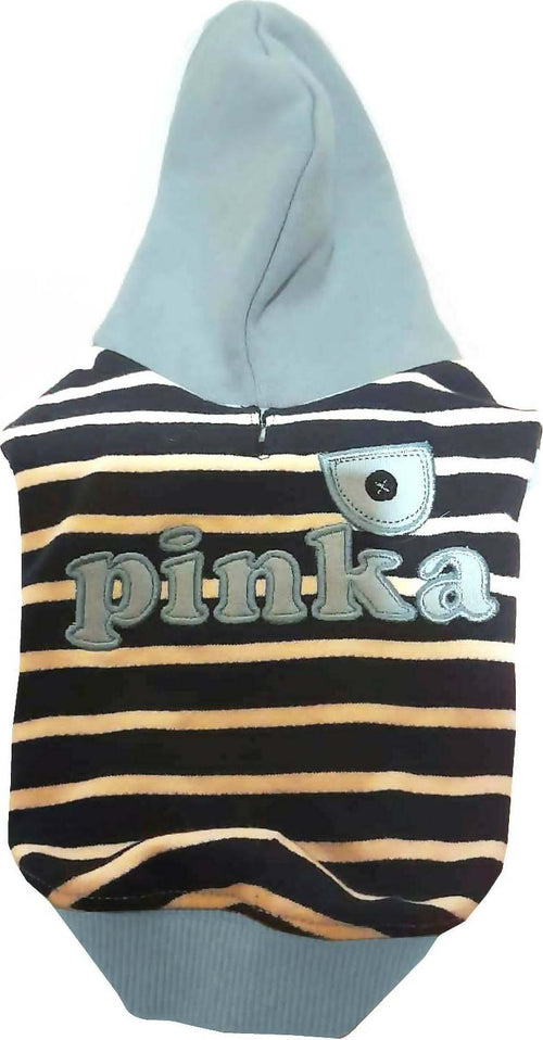 Felpa Per Cani Taglia S Marca Pinkaholic New York Con Cappuccio Color Azzurro Con Motivo A Righe Bianco E Blu Prodotti per animali domestici/Cani/Abbigliamento e accessori/Felpe con cappuccio Ideart - Valdilana, Commerciovirtuoso.it