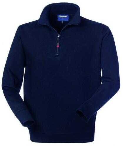 Felpa Perth Blu Felpa Mezza Zip Officina Meccanico Industria Magazziniere