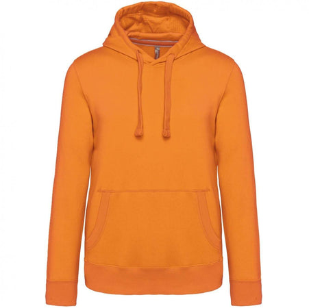 Felpa Premium Arancio Felpa Unisex con Cappuccio Tascone Marsupio