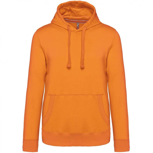 Felpa Premium Arancio Felpa Unisex con Cappuccio Tascone Marsupio