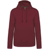 Felpa Premium Bordeaux Felpa con Cappuccio Tascone Marsupio