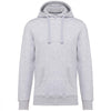 Felpa Premium Cenere Grigio Felpa Unisex con Cappuccio Tascone Marsupio