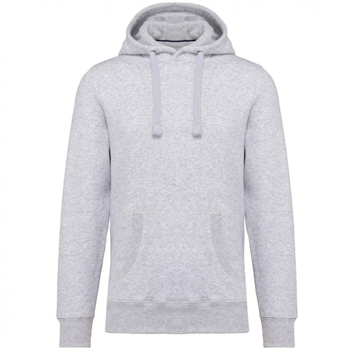 Felpa Premium Cenere Grigio Felpa Unisex con Cappuccio Tascone Marsupio