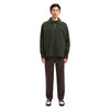 SELECTED HOMME felpa selected homme relax aron ls half zip sweat - deep forest da uomo