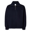 SELECTED HOMME felpa selected homme relax aron ls half zip sweat - navy da uomo