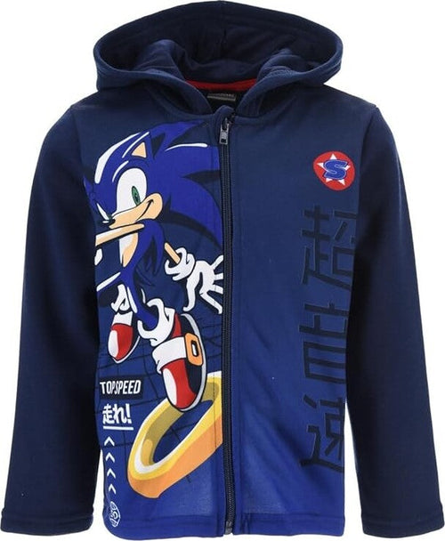 Felpa Sonic da 3 a 8 anni con cerniera interno felpato Moda/Bambini e ragazzi/Abbigliamento/Felpe/Felpe con cappuccio Store Kitty Fashion - Roma, Commerciovirtuoso.it