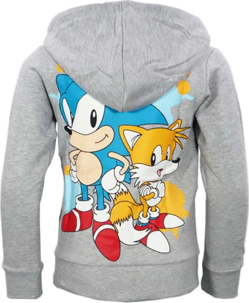 Felpa-Sonic-da-4-a-12-anni-interno-felpato-Inverno