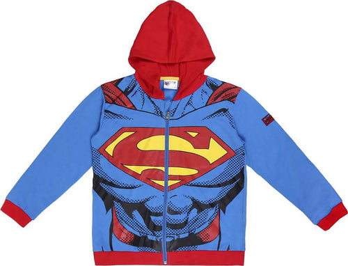 Felpa Superman Bambino da 4 a 12 anni Moda/Bambini e ragazzi/Abbigliamento/Felpe/Felpe con cappuccio Store Kitty Fashion - Roma, Commerciovirtuoso.it