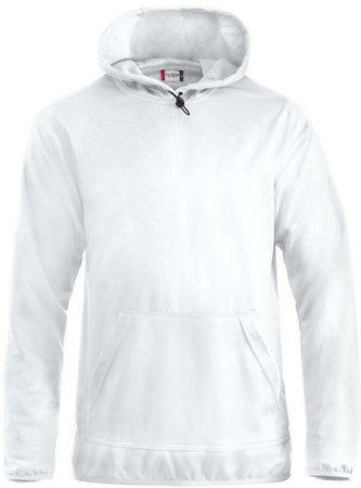Felpa Tecnica Danville Bianco Felpa Sportiva con Cappuccio e Tascone