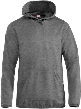 Felpa Tecnica Danville Grigio Melange Felpa Sportiva con Cappuccio e Tascone