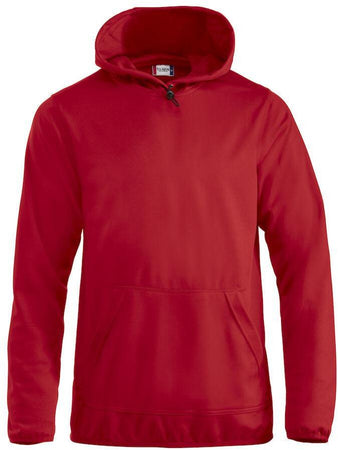 Felpa Tecnica Danville Rosso Felpa Sportiva con Cappuccio e Tascone