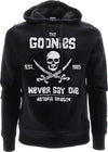 Felpa Uomo Con Cappuccio the Goonies in Cotone Felpa Casual Nera Moda/Uomo/Abbigliamento/Felpe/Felpe con cappuccio Il Distintivo - Pesaro, Commerciovirtuoso.it