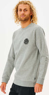 Felpa Uomo Grigia Girocollo Rip Curl Wetsuit Icon Felpa Casual in 100% Pile Di Cotone Moda/Uomo/Abbigliamento/Felpe/Felpe senza cappuccio Snotshop - Roma, Commerciovirtuoso.it