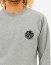 Felpa Uomo Grigia Girocollo Rip Curl Wetsuit Icon Felpa Casual in 100% Pile Di Cotone Moda/Uomo/Abbigliamento/Felpe/Felpe senza cappuccio Snotshop - Roma, Commerciovirtuoso.it