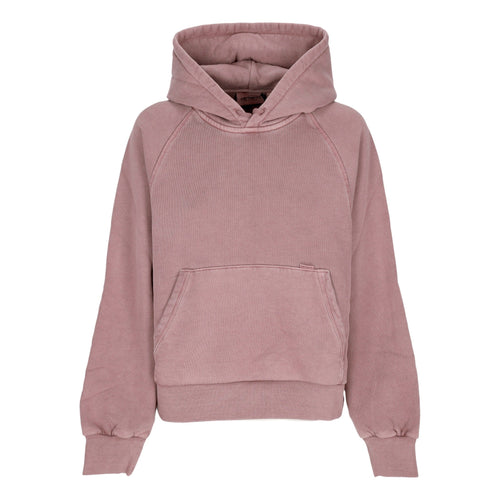 CARHARTT WIP Felpa Cappuccio Corta Donna W Taos Hoodie Daphne Garment Dyed da donna