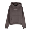 KARL KANI Felpa Cappuccio Donna W Essential Os Hoodie Anthracite da donna