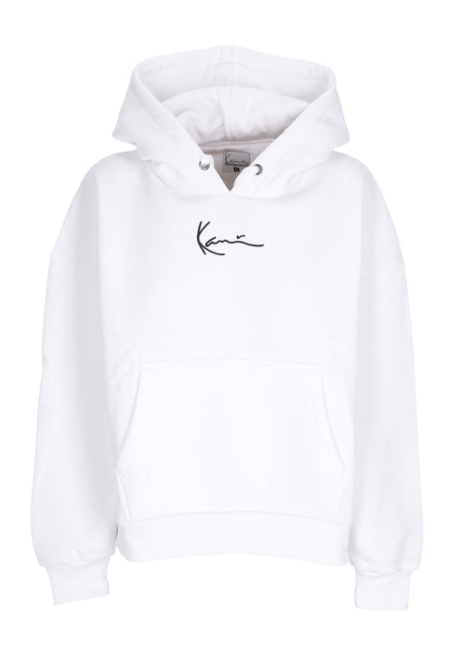 KARL KANI Felpa Cappuccio Donna W Essential Os Hoodie White da donna
