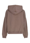 KARL KANI Felpa Cappuccio Donna W Small Signature Essential Os Hoodie Taupe da donna
