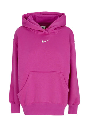 Nike Felpa Cappuccio Donna W Sportswear Phoenix Fleece Oversized Pullover Hoodie Hot Fuchsia/sail da donna