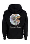 PROPAGANDA Felpa Cappuccio Uomo Apple Hoodie Black da uomo