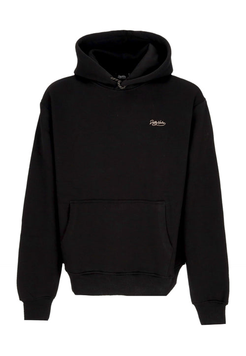 DOLLY NOIRE Felpa Cappuccio Uomo Asso Di Bastoni Hoodie Black da uomo