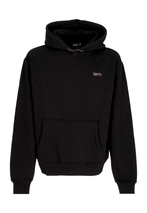 DOLLY NOIRE Felpa Cappuccio Uomo Asso Di Denari Hoodie Black da uomo