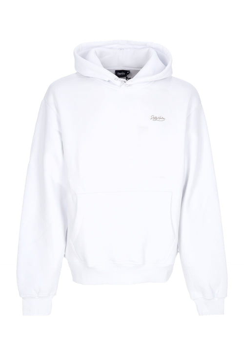 DOLLY NOIRE Felpa Cappuccio Uomo Asso Di Spade Hoodie White da uomo