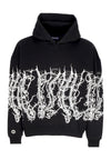 OCTOPUS Felpa Cappuccio Uomo Barbed Wire Hoodie Black da uomo