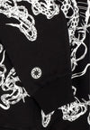 OCTOPUS Felpa Cappuccio Uomo Barbed Wire Hoodie Black da uomo