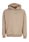 USUAL Felpa Cappuccio Uomo Bones Hoodie Black da uomo