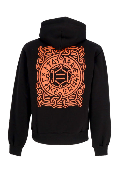 DOLLY NOIRE Felpa Cappuccio Uomo Celtic Knots Hoodie Black da uomo