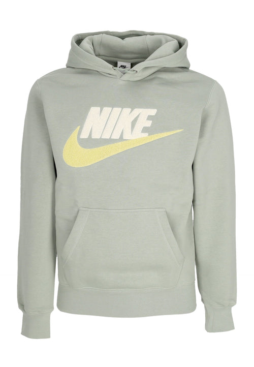 Nike Felpa Cappuccio Uomo Club Futura Hoodie Jade Horizon/jade Horizon da uomo