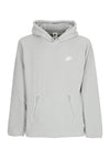 Nike Felpa Cappuccio Uomo Club Winterized Hoodie Lt Smoke Grey/white da uomo
