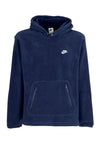 Nike Felpa Cappuccio Uomo Club Winterized Hoodie Midnight Navy/white da uomo