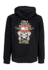 C1RCA Felpa Cappuccio Uomo Crescit Eundo Hoodie Black da uomo