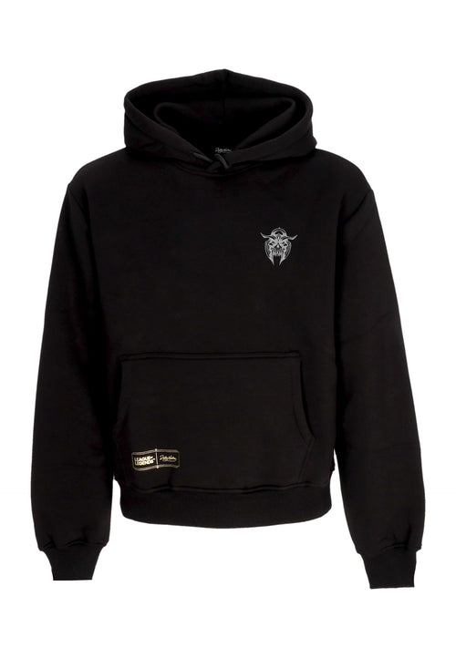 DOLLY NOIRE Felpa Cappuccio Uomo Darius Hoodie Black da uomo