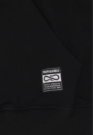 PROPAGANDA Felpa Cappuccio Uomo Dream Hoodie Black da uomo