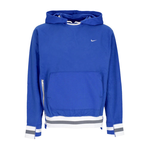 Nike Felpa Cappuccio Uomo Dri-fit Standard Issue Naos Hoodie Game Royal/white da uomo