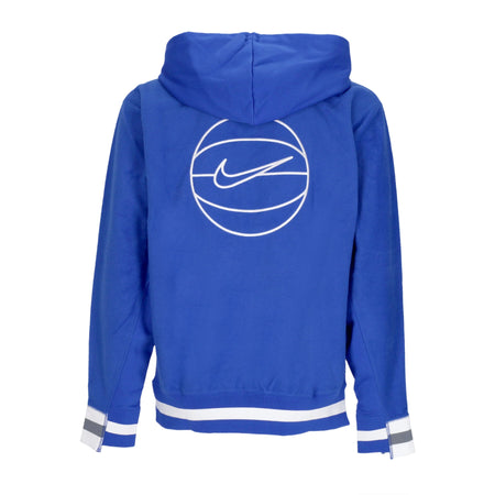 Nike Felpa Cappuccio Uomo Dri-fit Standard Issue Naos Hoodie Game Royal/white da uomo