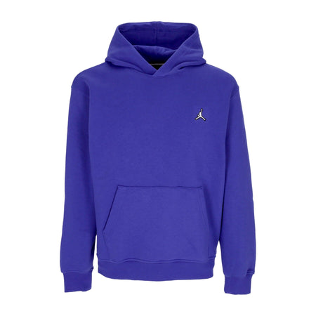 JORDAN Felpa Cappuccio Uomo Essentials Fleece Hoodie Light Concord/white da uomo