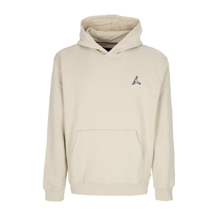 JORDAN Felpa Cappuccio Uomo Essentials Fleece Hoodie Rattan/white da uomo